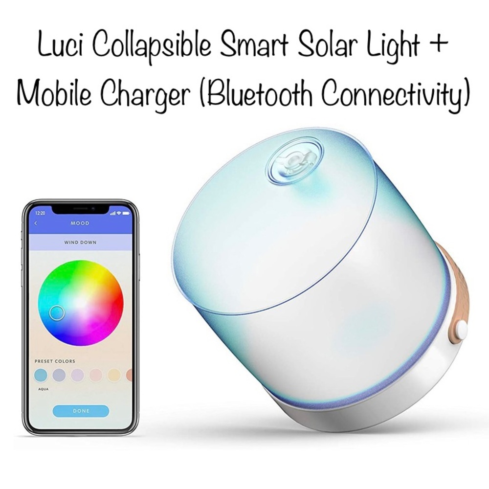 MPOWERD LUCI SOLAR POWERED SMART LIGHT & MOBILE CHARGER. New in box.
